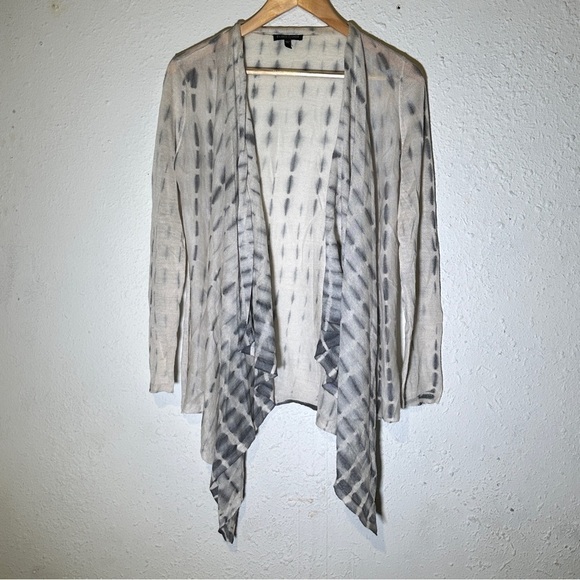 Eileen Fisher Open Front Tie-Dye Alpaca/Silk Blend Cardigan Sz Petite Small Wmn - Picture 2 of 15